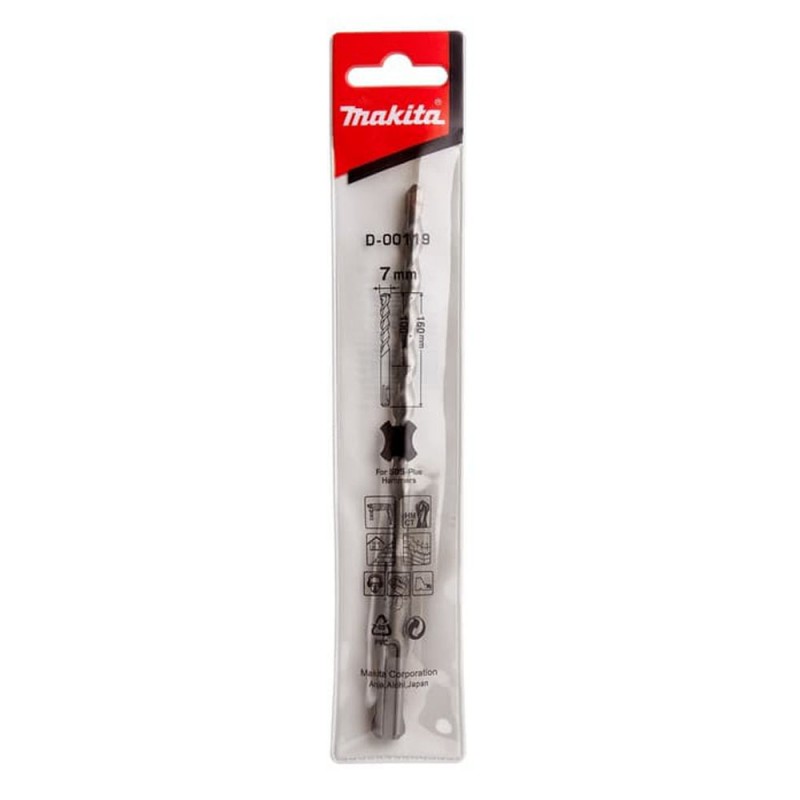 [D-00119] Broca Sds-Plus 7 X 160 Mm. Makita