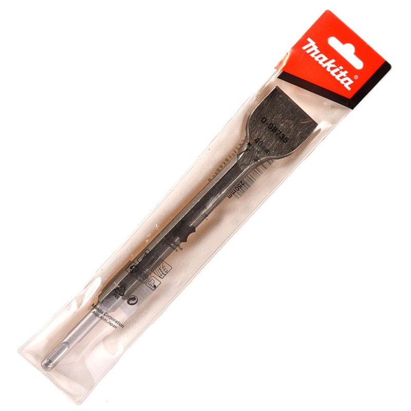 [D-08735] Cincel Punta Plana Sds-Plus 40 X 250 Mm. Makita
