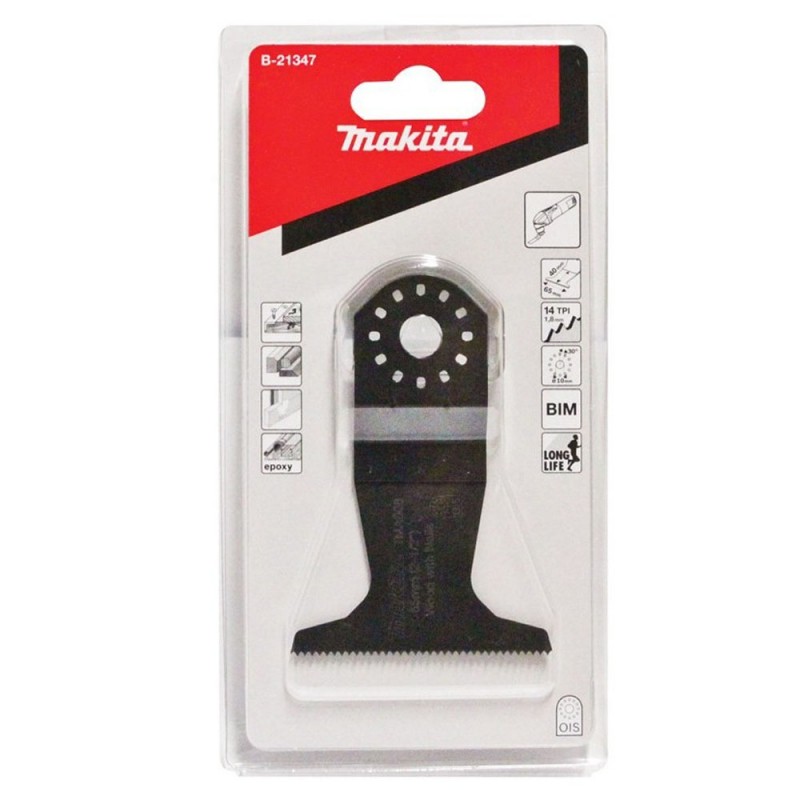 [B-21347] Cuchilla De Corte Por Penetracion Para Madera 65 Mm. (Tma008) Bim (Multitool) Makita