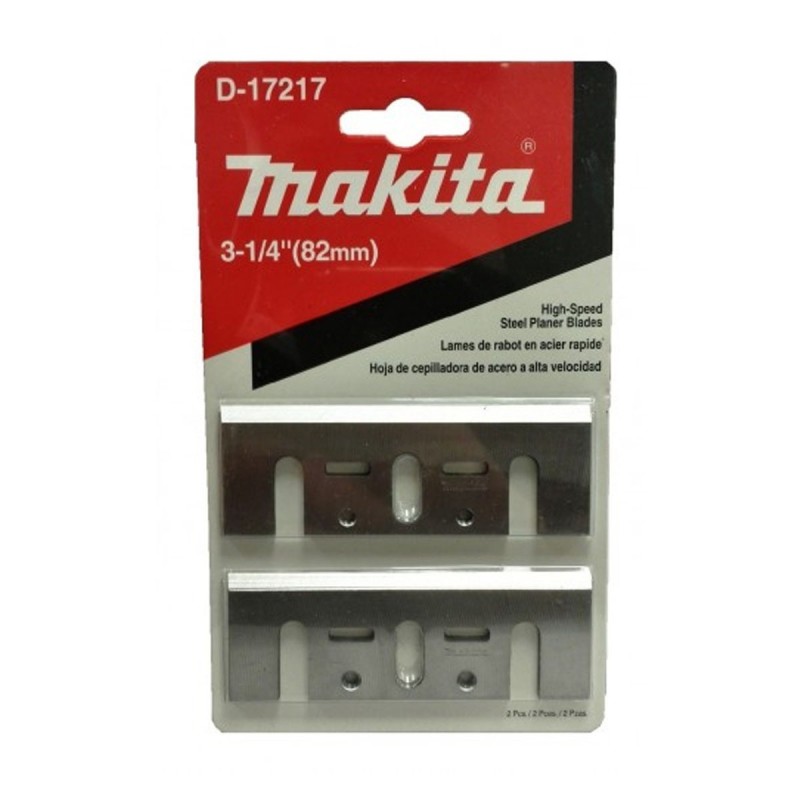 [D-17217] Cuchilla Para Cepillo Hss (2 Pcs) 82 Mm Makita
