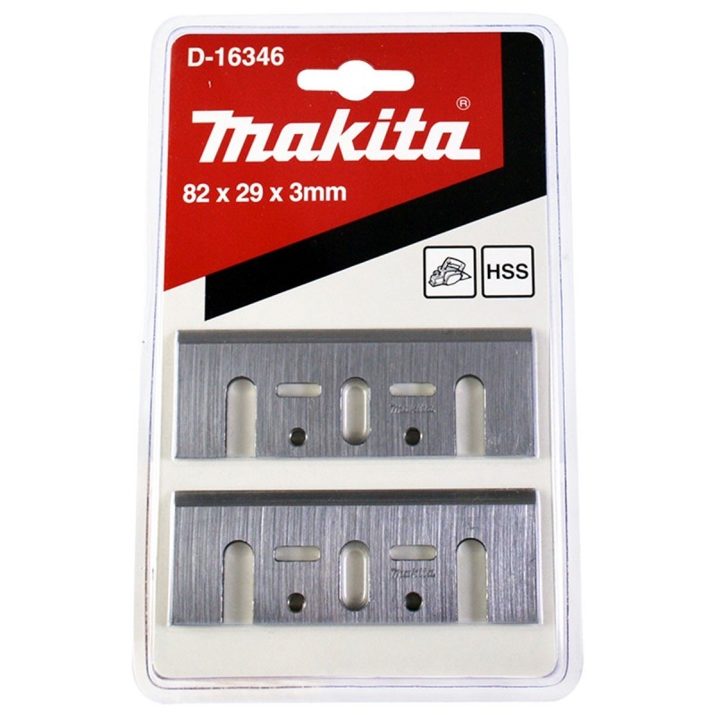 [D-16346] Cuchilla Para Cepillo Hss (2 Sets) 82 Mm. Makita