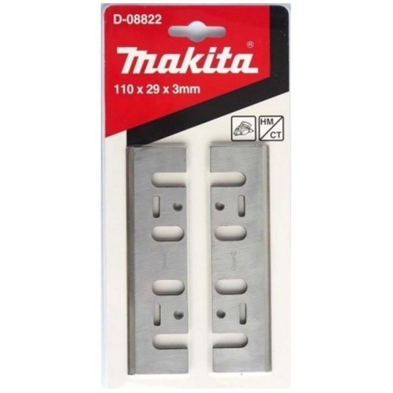 [D-08822] Cuchilla Para Cepillo Tct (2 Sets) 110 Mm. Makita
