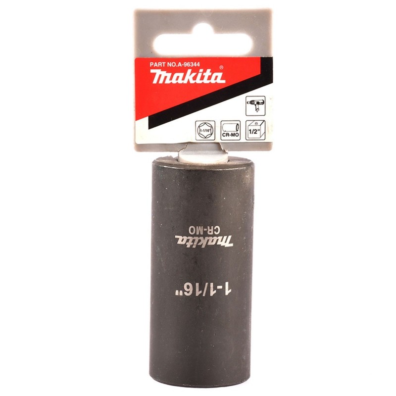[A-96344] Dado De Impacto Encastre 1/2" X 1-1/16" Cr-Mo Makita