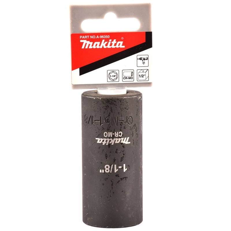 [A-96350] Dado De Impacto Encastre 1/2" X 1-1/8" Cr-Mo Makita