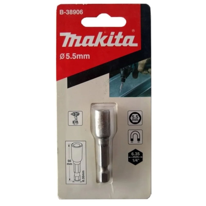 [B-38906] Dado Magnetico 1/4" X 50 X 5.5Mm. Makita