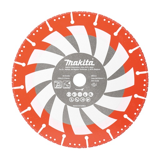 [B-55326] Makita Diamond Wheel For Rescue 230Mm