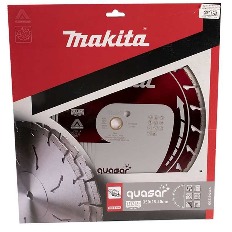 [966244024] Disco Concreto Diamantado 355Mm Quasar (14") Makita
