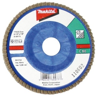 Disco De Laminilla Ge 115 Mm. Grano #C80 Plano Nylon Makita