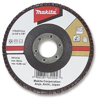 Disco De Laminilla Ge 115 Mm. Grano #Z80 Angular Para Metal Y Acero Inoxidable Makita