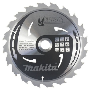 Disco De Sierra M-Force (235X25 Mm.) 20 Dientes Makita