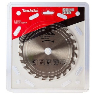 Disco De Sierra Para Madera Tct (6-1/2" X 0-25/32") (165X20 Mm.) 24 Dientes Makita