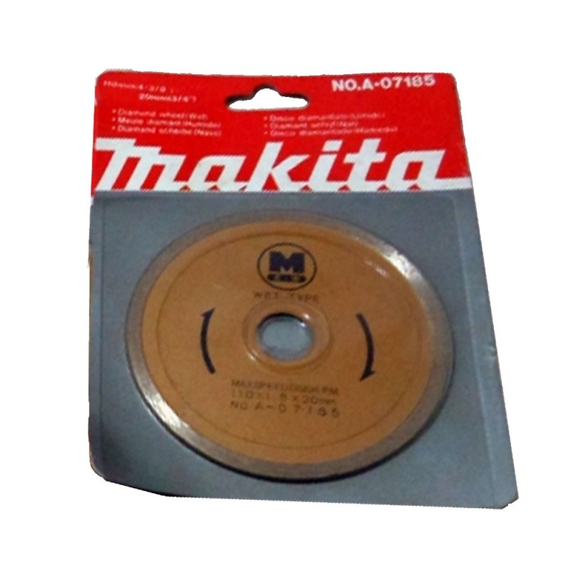 [A-07185] Disco Diamantado Borde Continuo 110 X 20 Mm. Makita