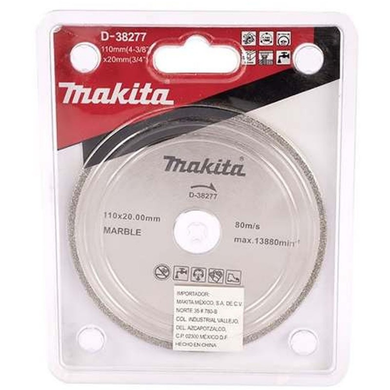 [D-38277] Disco Diamantado Continuo Humedo 110 X 20 Mm. Makita