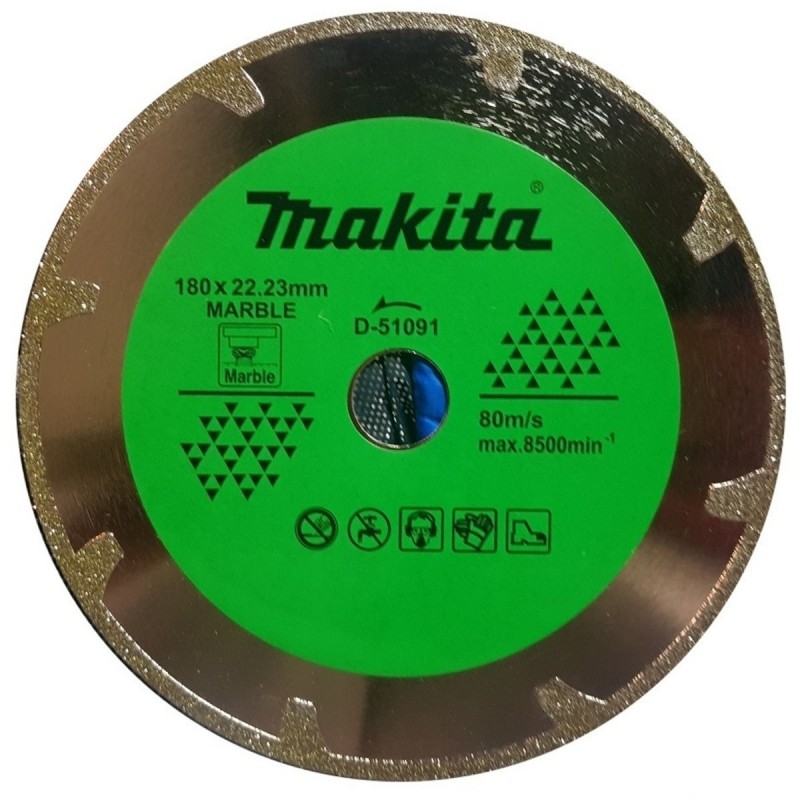 [D-51091] Disco Diamantado Electrochapado 180Mmx2 Makita