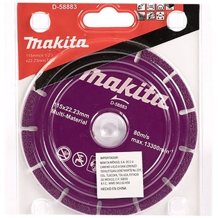 Disco Diamantado Seg. Multi. 4-1/2"X7/8" Makita
