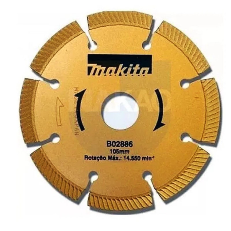 [B-02886] Disco Diamantado Segmentado 105 Mm. Makita