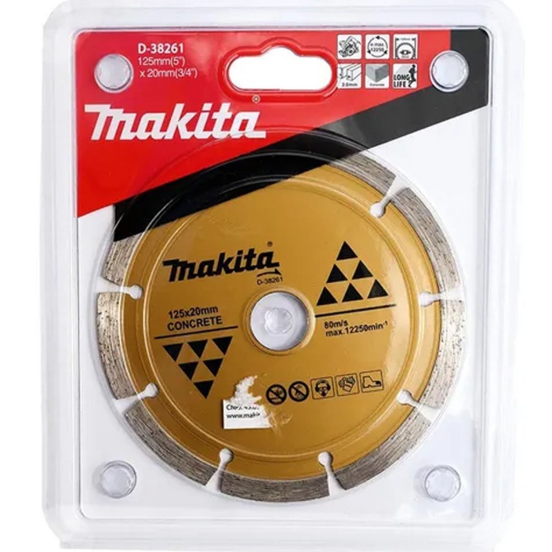 [D-38261] Disco Diamantado Segmentado 125 X 20 Mm. Makita
