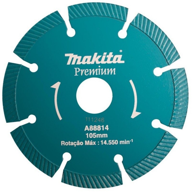 [A-88814] Disco Diamantado Segmentado Para Concreto 105 Mm. Makita