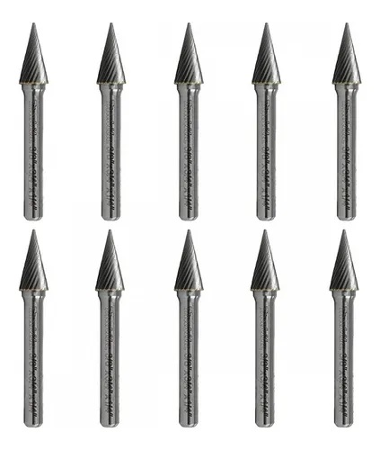 [B-53089-10] Fresa Carburadas P/Esmeril Recto Set 10Pcs Makita