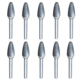 Fresa Carburadas P/Esmeril Recto Set 10Pcs Makita