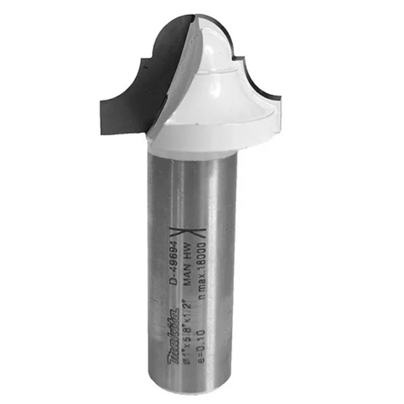 [D-49694] Fresa Clasica, Vas 1/2" * D 1" * L. Util 5/8" * L. Total 2-1/8" * R 7/32" Makita