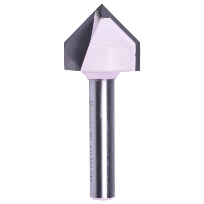 [D-49373] Fresa En V(90Â°), Vas. 1/4" * D. 3/4" * L. Util 5/8" * L. Total 1-7/8" Makita