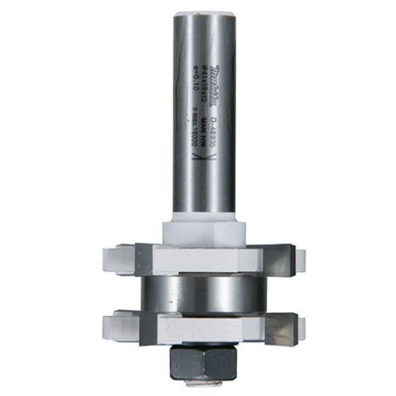 [D-50239] Fresa Machimbrado E. C.R., Vas 1/2" * D 1-39/64" * L. Util 3/4" * L. Total 2-51/64" P.C 11/32" Makita