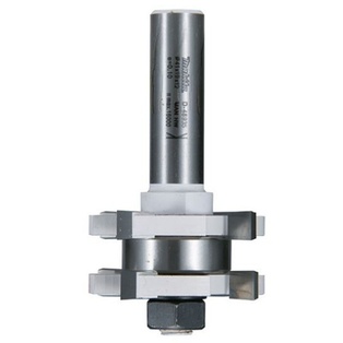 Fresa Machimbrado E. C.R., Vas 1/2" * D 1-39/64" * L. Util 3/4" * L. Total 2-51/64" P.C 11/32" Makita