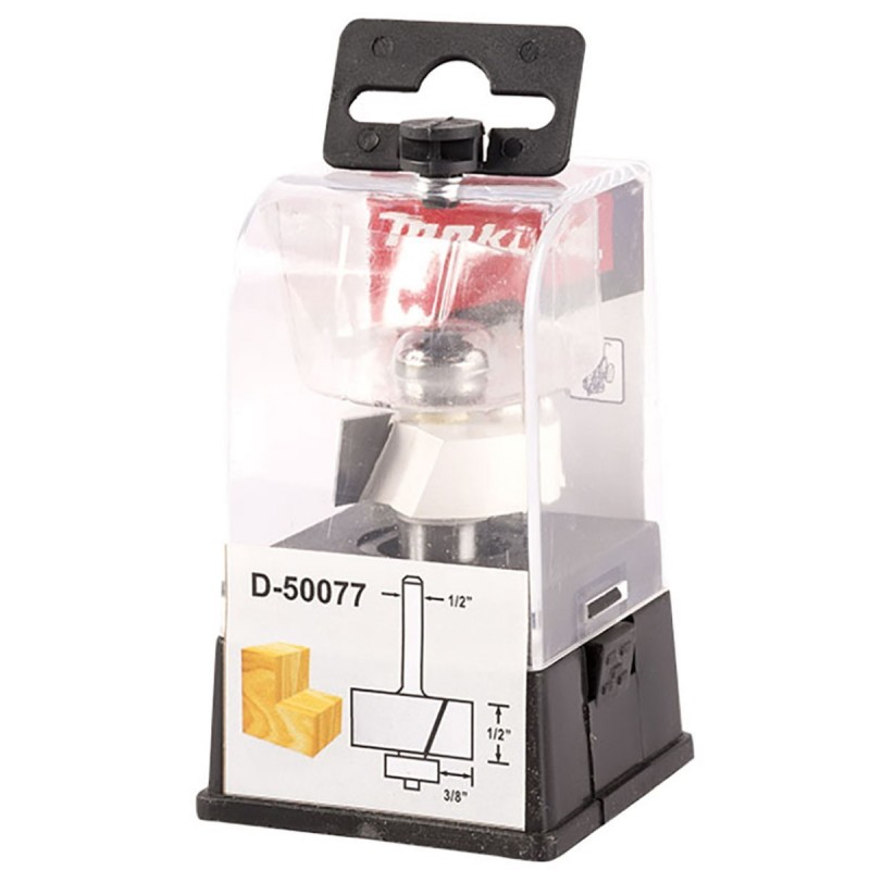 [D-50077] Fresa P/Ensambles En L / C.R.,Vas 1/2" * D 1-1/4" * L. Util 1/2" * L. Total 2-3/16" P.C 3/8" Makita