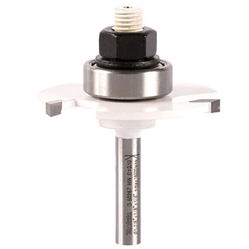 [D-50267] Fresa Ranuradora 3F C.R., Vas 1/4" * D 1-7/8" * L. Util 1/8" * L. Total 2-5/16" * P.C, 1/2" Makita