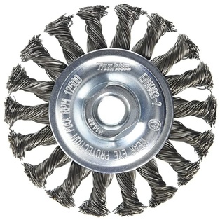 Disco Grata Carda Cepillo Trenzado Rueda Plana 4" 100mm. x M14 Makita