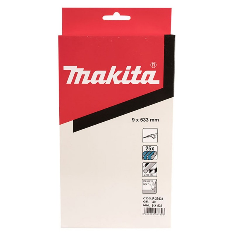 [P-39447] Lija De Banda 9X533Mm Gr.60X25Pcs Makita