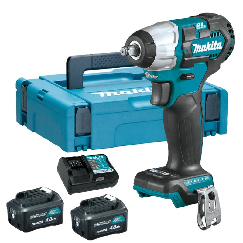 [TW161DSMJ] Llave Impacto 1/2"" 12V / 2 Vel. / CXT - BL / 165 Nm / 2 x 2.0Ah + Makpac Makita