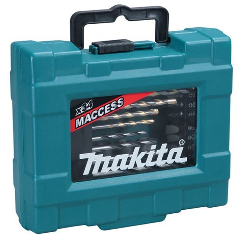 [D-36996] Maleta Accesorios 34 Pcs, Set De Combinacion Makita