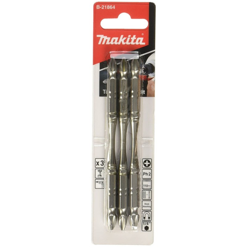 [B-21864] Puntera Ph2 (3 Pcs) 110 Mm. Makita