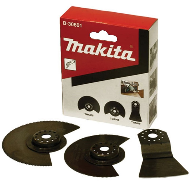 [B-30601] Set De Cuchilla De Corte Multitool (3 Pcs) (Tma005-Tma006-Tma019) Makita
