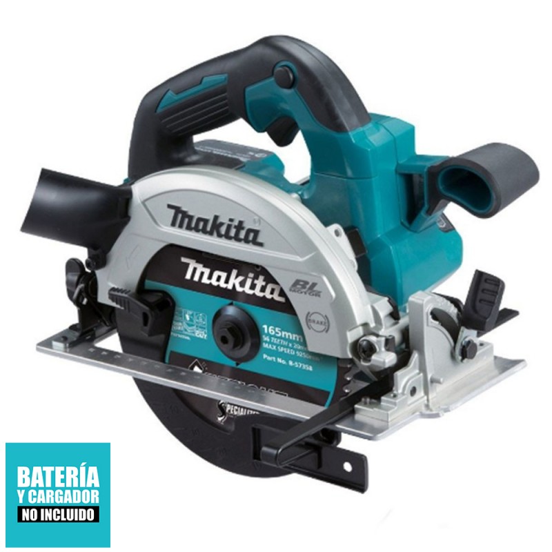[DHS660Z] Sierra Circular 6-1/2" 18V / 5000 Rpm / Cap Corte 2-1/4" / Xpt - Bl - Adt - Lxt / Sin Baterías Makita