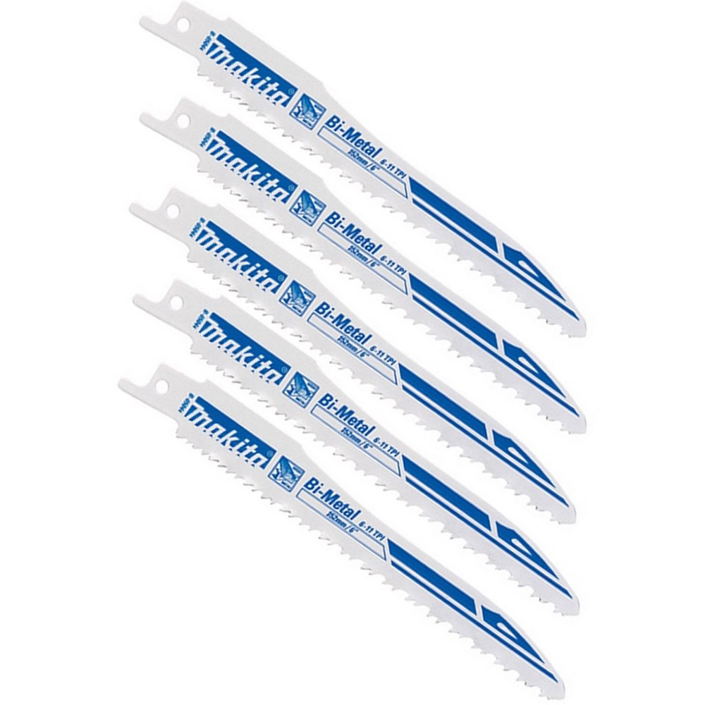 [B-05044] Hoja Sierra Sable Bi-Metal 6" (152 mm) (5 Pcs) Makita