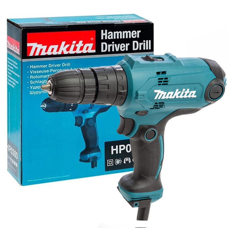 [HP0300] Taladro Percutor 3/8"/320w/42Nm Makita
