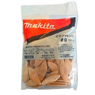 Tarugo Plano (Galleta) (Tipo #0) 46 X 15 Mm. (100 Pcs) Makita