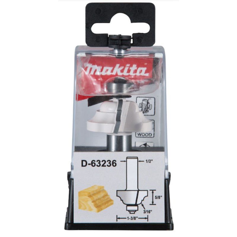 [D-63236] Tct Router Bit Makita