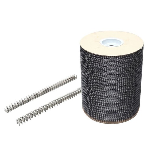 [M46-CL13] Grapa en Rollo Colchonera Envarilladora Largo 13 mm, Ancho 11 mm Apertura 6.2 mm Espesor 0.82 10,000 Unid. Maraga (E)