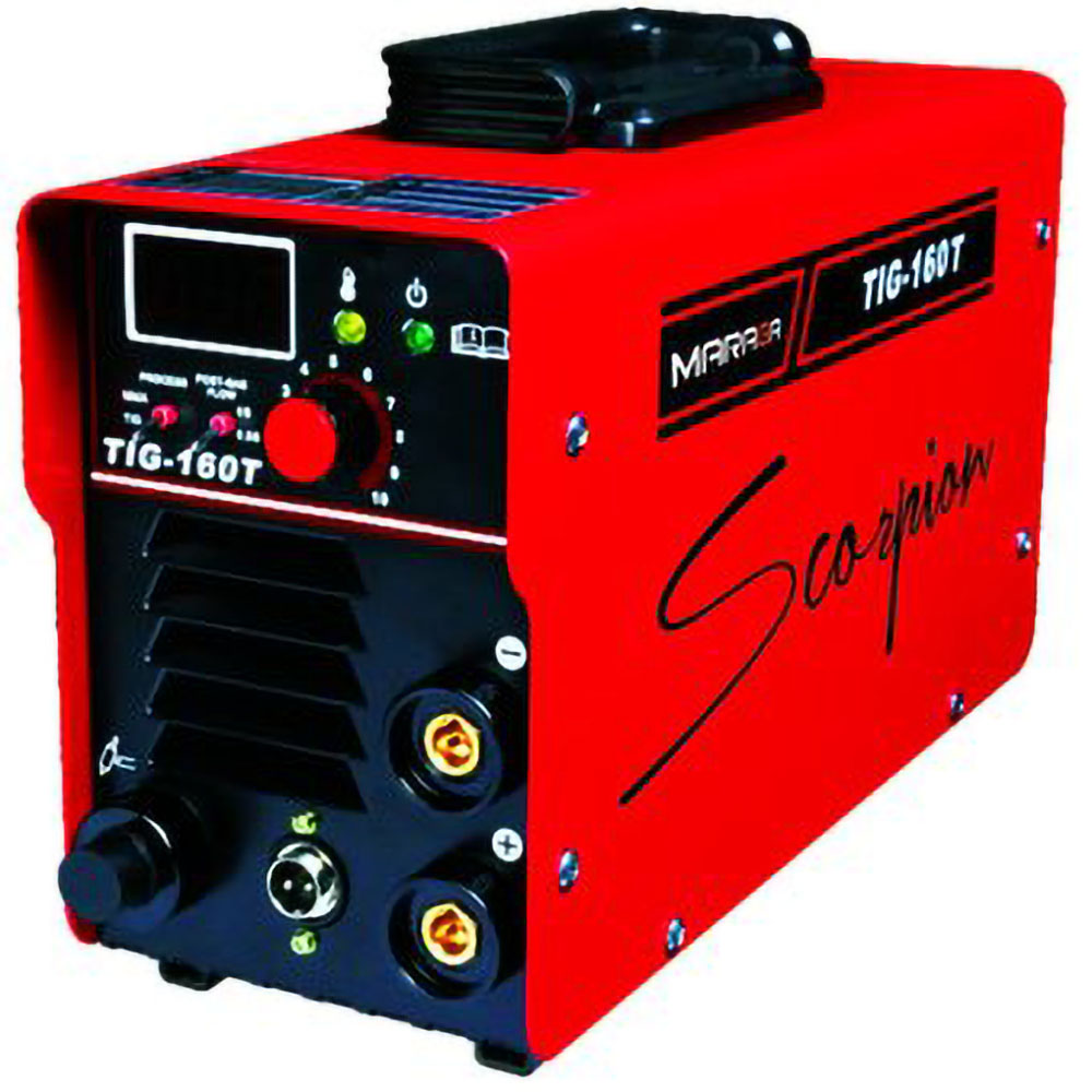 [MP-160T] Inversora Soldadora Scorpion - Tig (Alta Frecuencia) & Electrodo 160 Amps Monofasica 220 Volts (Inc. Antorcha Tig) Maraga