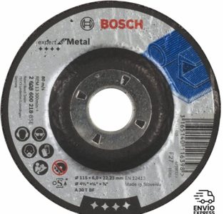 Disco de Desbaste Standard for metal 180x6x22.23mm Bosch