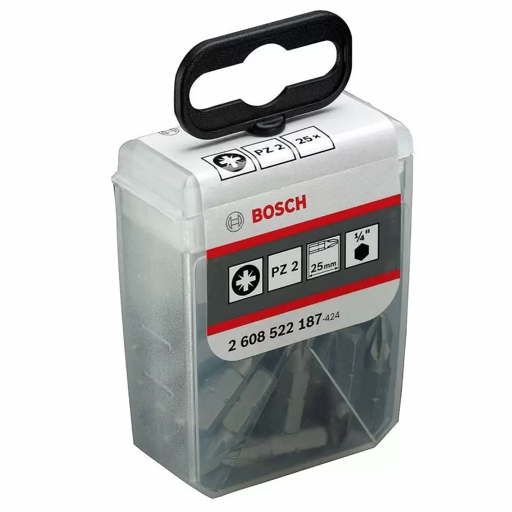 Punta Pozidriv #2X25Mm.X  25U.Cja Plast. Bosch