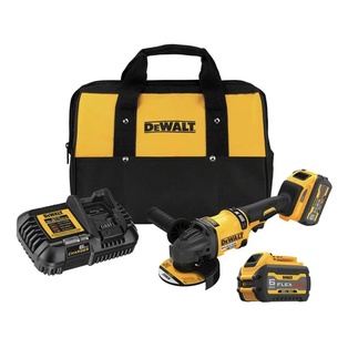 Esmeril / Amoladora Angular 4-1/2" 60V FlexVolt XR 9000 DCG418T2-B2 Inc. 2 Baterías 60V (6.0 AH) DCB606 y 1 Cargador rápido DCB1106 Dewalt