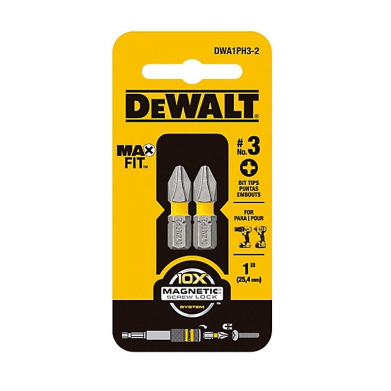 [DWA1PH3-2] Set de Puntas 1" Ph3 Maxfit 2Pk Dewalt