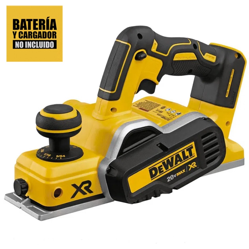 [DCP580B] Cepillo 20V Max* Lithium Ion Brushless (No Inc. Cargador, ni Bateria) Dewalt