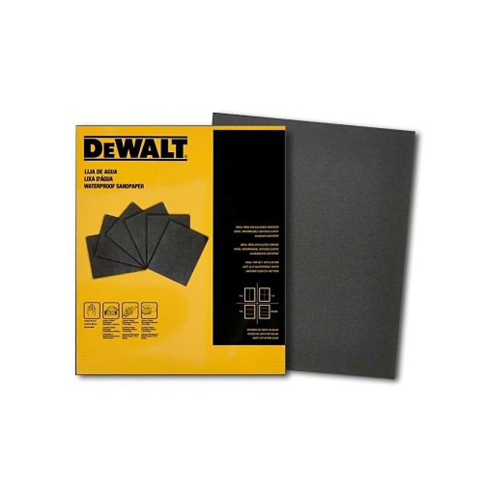 [DAW20100S] Lija en Pliego al Agua Grano 100 Oxido Aluminio Dewalt