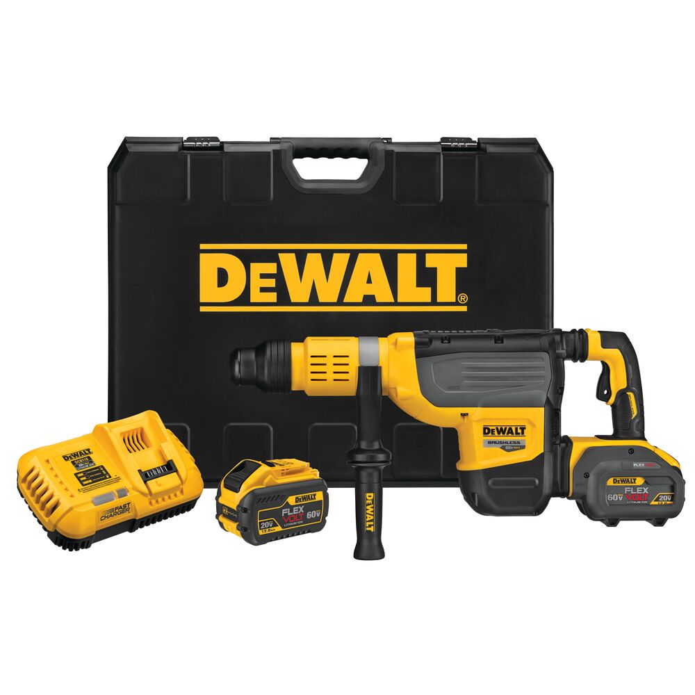 [DCH773Y2-B2] Rotomartillo SDS Max Inalámbrico 19.5J 60V (Inc. 2 Baterias 12Ah-60V DCB612 y 1 cargador DCB118) Dewalt
